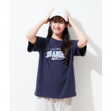接触冷感 カレッジロゴTシャツ | PINK-latte | 詳細画像23 