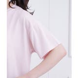 接触冷感 グラデーションくまちゃん発砲ビッグTシャツ | PINK-latte | 詳細画像5 