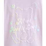 接触冷感 グラデーションくまちゃん発砲ビッグTシャツ | PINK-latte | 詳細画像21 