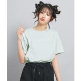 ミントグリーン(021) | ペアくまちゃんビッグTシャツ | PINK-latte