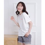 接触冷感 バックハートロゴTシャツ | PINK-latte | 詳細画像13 