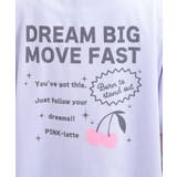 肩あきバックプリントビッグTシャツ | PINK-latte | 詳細画像7 