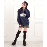 ハーフジップフリーストレーナー | PINK-latte | 詳細画像17 