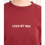 ボアくまちゃんアップリケ裏起毛トレーナー | PINK-latte | 詳細画像5 