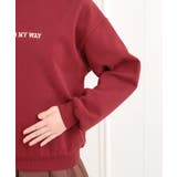 ボアくまちゃんアップリケ裏起毛トレーナー | PINK-latte | 詳細画像6 