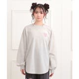 メルトハートビッグチュニックトレーナー | PINK-latte | 詳細画像1 