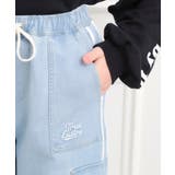 ラインデニムカーゴパンツ | PINK-latte | 詳細画像5 