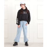 ラインデニムカーゴパンツ | PINK-latte | 詳細画像14 