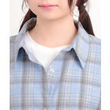 【セットアイテム】起毛チェックシャツ＋ロンT | PINK-latte | 詳細画像4 