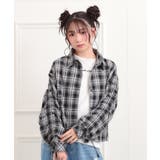 【セットアイテム】起毛チェックシャツ＋ロンT | PINK-latte | 詳細画像10 