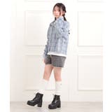 【セットアイテム】起毛チェックシャツ＋ロンT | PINK-latte | 詳細画像16 