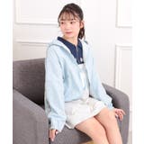 ロゴラインナイロンパーカーブルゾン | PINK-latte | 詳細画像13 