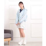 ロゴラインナイロンパーカーブルゾン | PINK-latte | 詳細画像15 