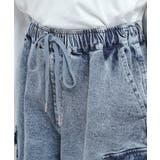 デニムカーゴパンツ | PINK-latte | 詳細画像4 