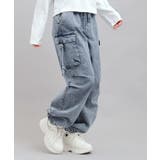 デニムカーゴパンツ | PINK-latte | 詳細画像13 