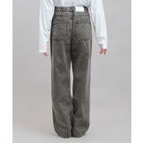 フラワー柄デニムロングパンツ | PINK-latte | 詳細画像3 