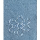 フラワー柄デニムロングパンツ | PINK-latte | 詳細画像11 