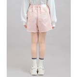 デニムツイルダメージショートパンツ | PINK-latte | 詳細画像3 