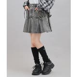 チェーン付きプリーツスカート | PINK-latte | 詳細画像8 