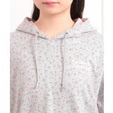 バック発泡プリントパーカー | PINK-latte | 詳細画像4 