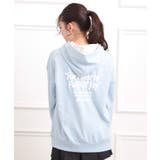 バック発泡プリントパーカー | PINK-latte | 詳細画像14 