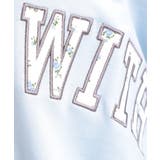 Vネックカレッジアップリケ裏毛カーディガン | PINK-latte | 詳細画像21 