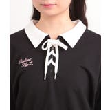 【セットアイテム】ミニ裏毛レースアップ＋キュロットパンツ | PINK-latte | 詳細画像4 