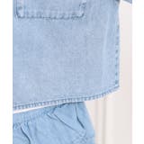 【セットアイテム】短丈デニムシャツ＋ロンT | PINK-latte | 詳細画像7 