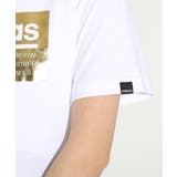 【adidas/アディダス】 シャイニーボックスロゴTシャツ | PINK-latte | 詳細画像5 