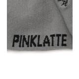 刺繍入りカラークルーショート丈ソックス | PINK-latte | 詳細画像4 
