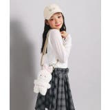 ホワイト(001) | ぬいぐるみショルダー | PINK-latte