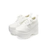 オフホワイト(003) | 【軽量】厚底スニーカー | PINK-latte