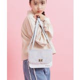 グレー(012) | ファー千鳥ショルダー | PINK-latte