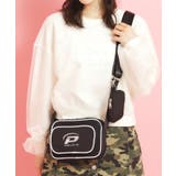 ブラック(019) | パイピングスクウェアショルダー | PINK-latte