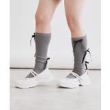 ホワイト(001) | ブロケットスニーカーパンプス | PINK-latte