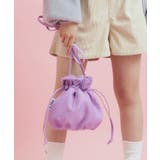 パープル(081) | チュールバッグ | PINK-latte
