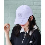 パープル(081) | ボックスロゴキャップ | PINK-latte