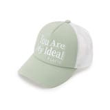 ビッグロゴ刺繍メッシュキャップ | PINK-latte | 詳細画像2 