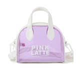 PVCミニボストンバッグ | PINK-latte | 詳細画像7 