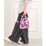 ピンク(071) | PVCミニボストンバッグ | PINK-latte