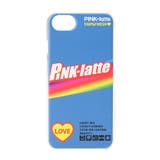 ブルー(092) | iPhone8/7/6s/6 ロゴクリアスマホケース | PINK-latte