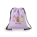 ライトパープル(081) | PINK-latte×おえかきさん コラボ巾着 | PINK-latte