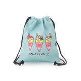 ライトブルー(091) | PINK-latte×おえかきさん コラボ巾着 | PINK-latte