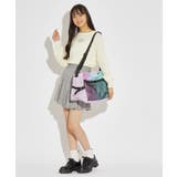 【スクールグッズ容量約25L】メッシュポケッショルダーバッグ | PINK-latte | 詳細画像16 