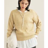 グレージュ(450) | 【大人ラメ】パフスリーブ ヘアリーニット | THE SHOP TK