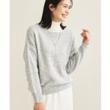 サックスブルー(490) | 【大人ラメ】パフスリーブ ヘアリーニット | THE SHOP TK