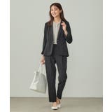 【洗える／UVケア】ストレッチ タックテーパードパンツ | THE SHOP TK | 詳細画像8 