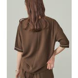 【UVケア/吸水速乾】サテンラインブラウス | THE SHOP TK | 詳細画像7