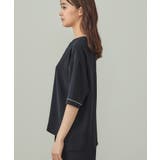 【UVケア/吸水速乾】サテンラインブラウス | THE SHOP TK | 詳細画像15