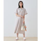 【しわになりにくい】麻調ストレートラインワンピース | THE SHOP TK | 詳細画像8 